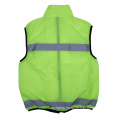 Reflective Vest Knitting Polyester Fabric Kids Reflective Safety Vest Children High Visibility Security